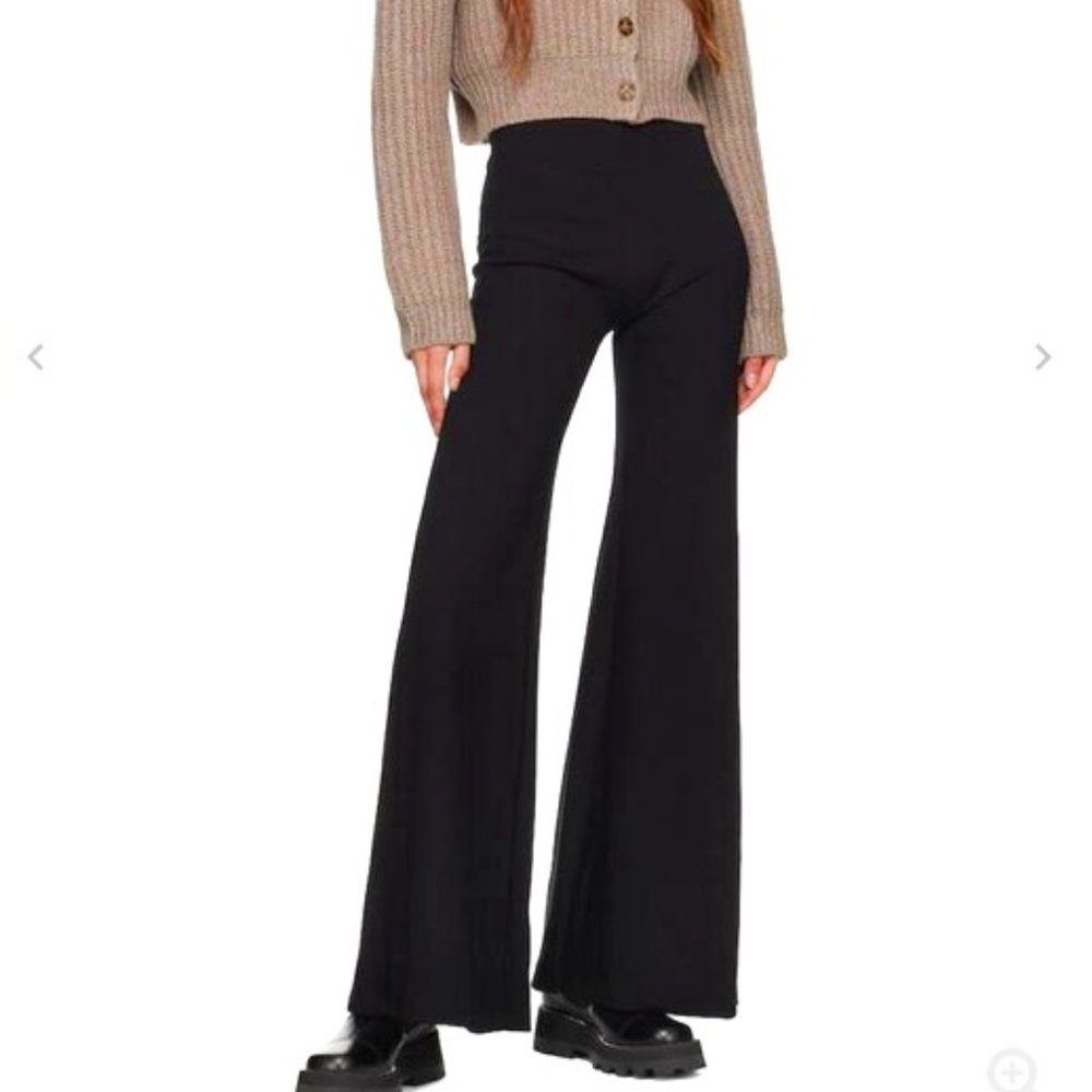 LESET RIO HIGH WAIST WIDE LEG PANTS